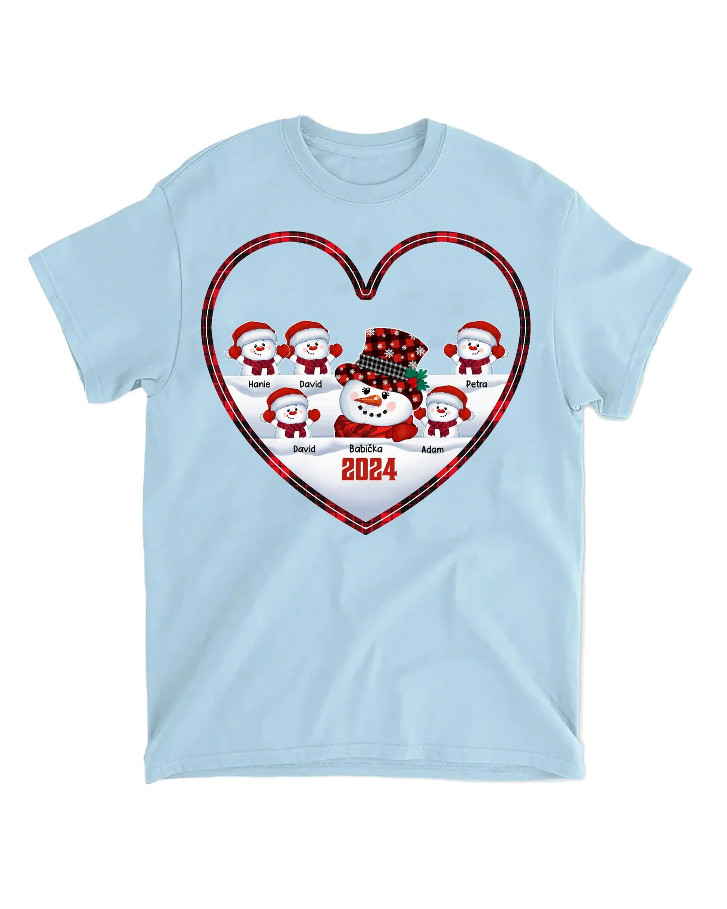 Tričko - Vánoční srdce 3 - Až 8 dětí - Climo.cz