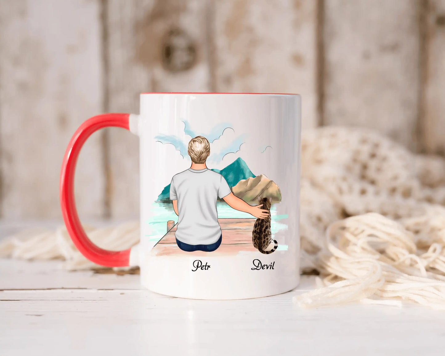 Hrnek - Kočičí táta s výhledem - Climo.cz