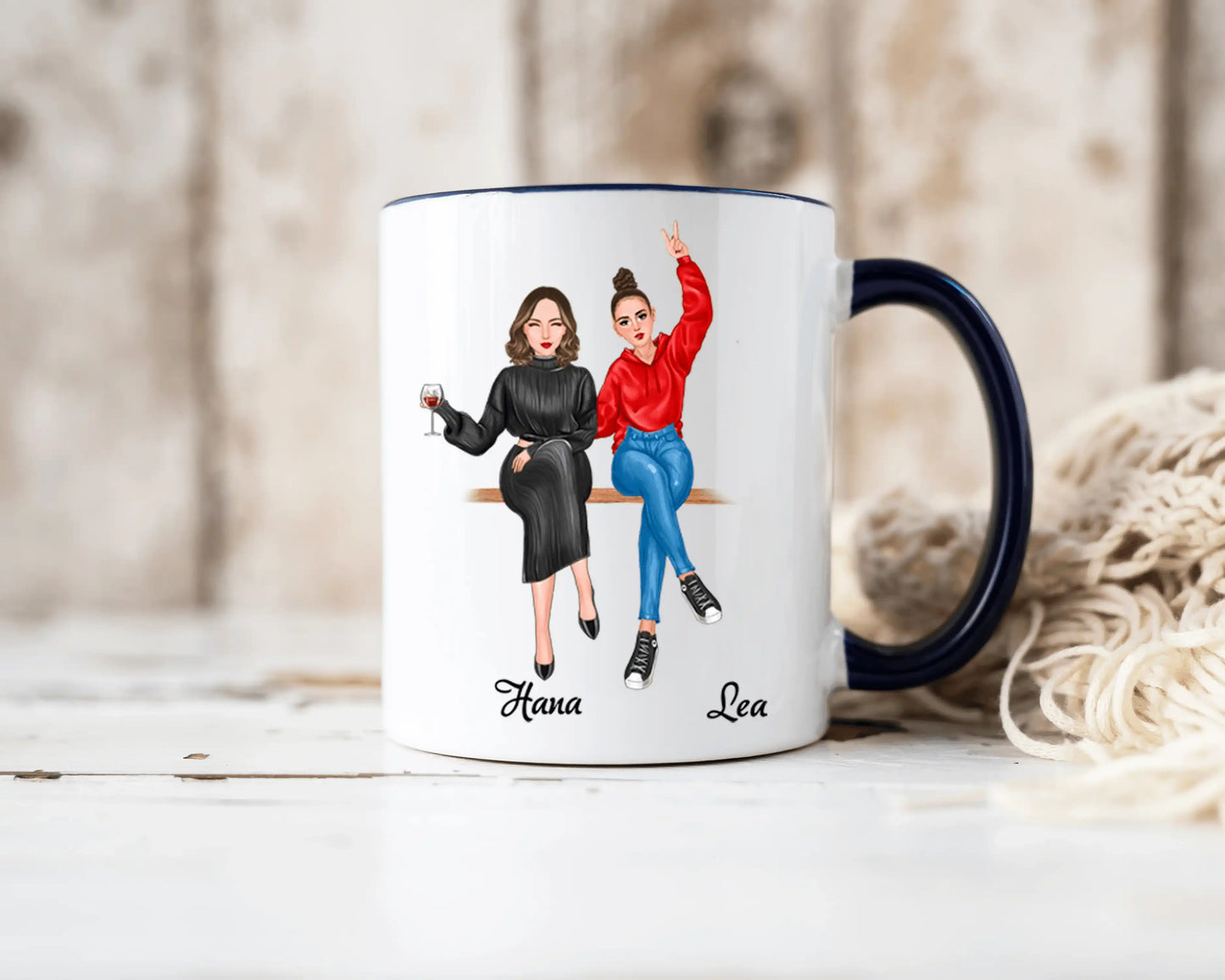 Hrnek - Matka a Dcera 2. verze - Láska mezi Matkou a Dcerou je Věcná - Climo.cz