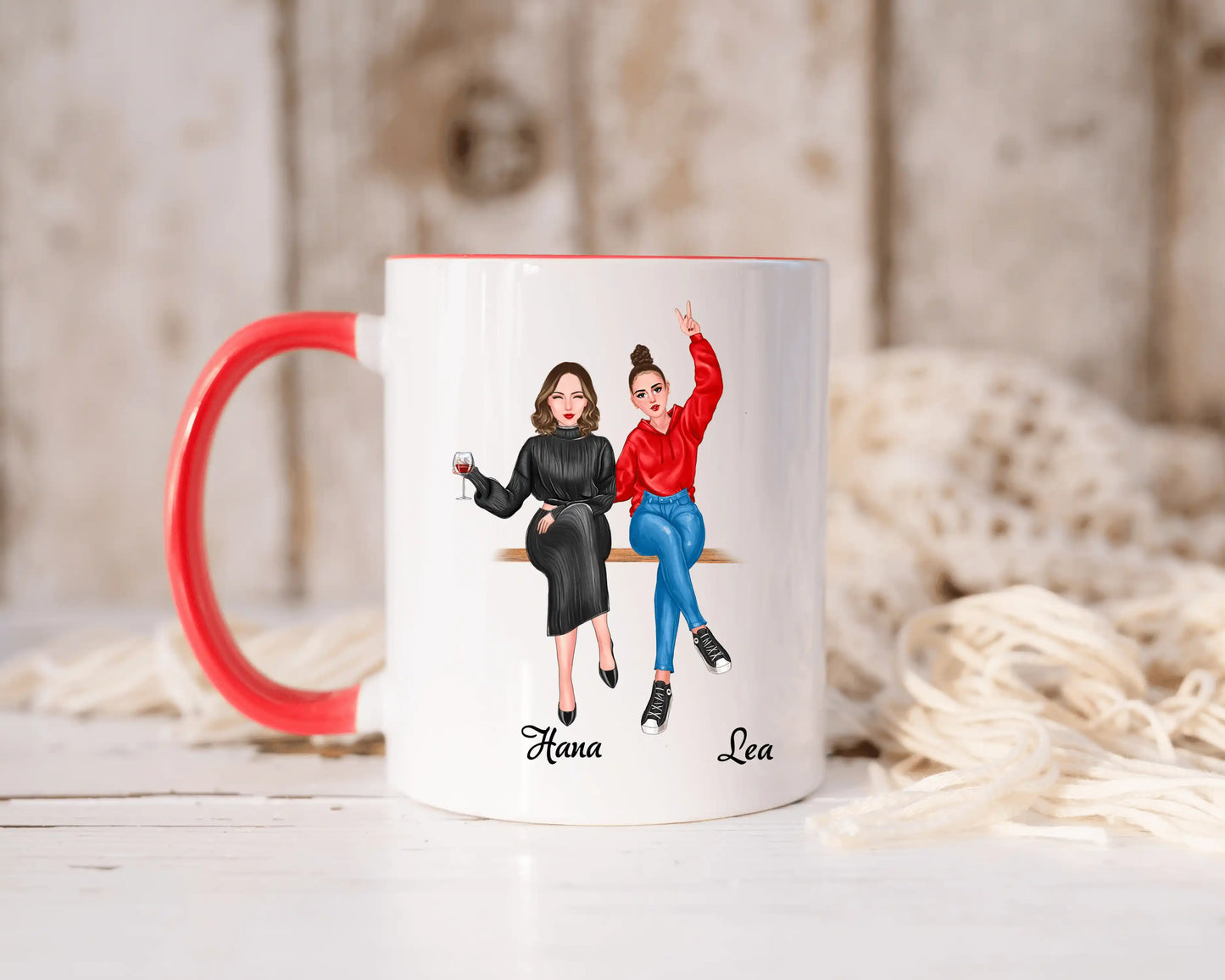 Hrnek - Matka a Dcera 2. verze - Nejkrásnější, nejbáječnější, nejúžasnější, nejmilejší, prostě ta nejlepší - Climo.cz