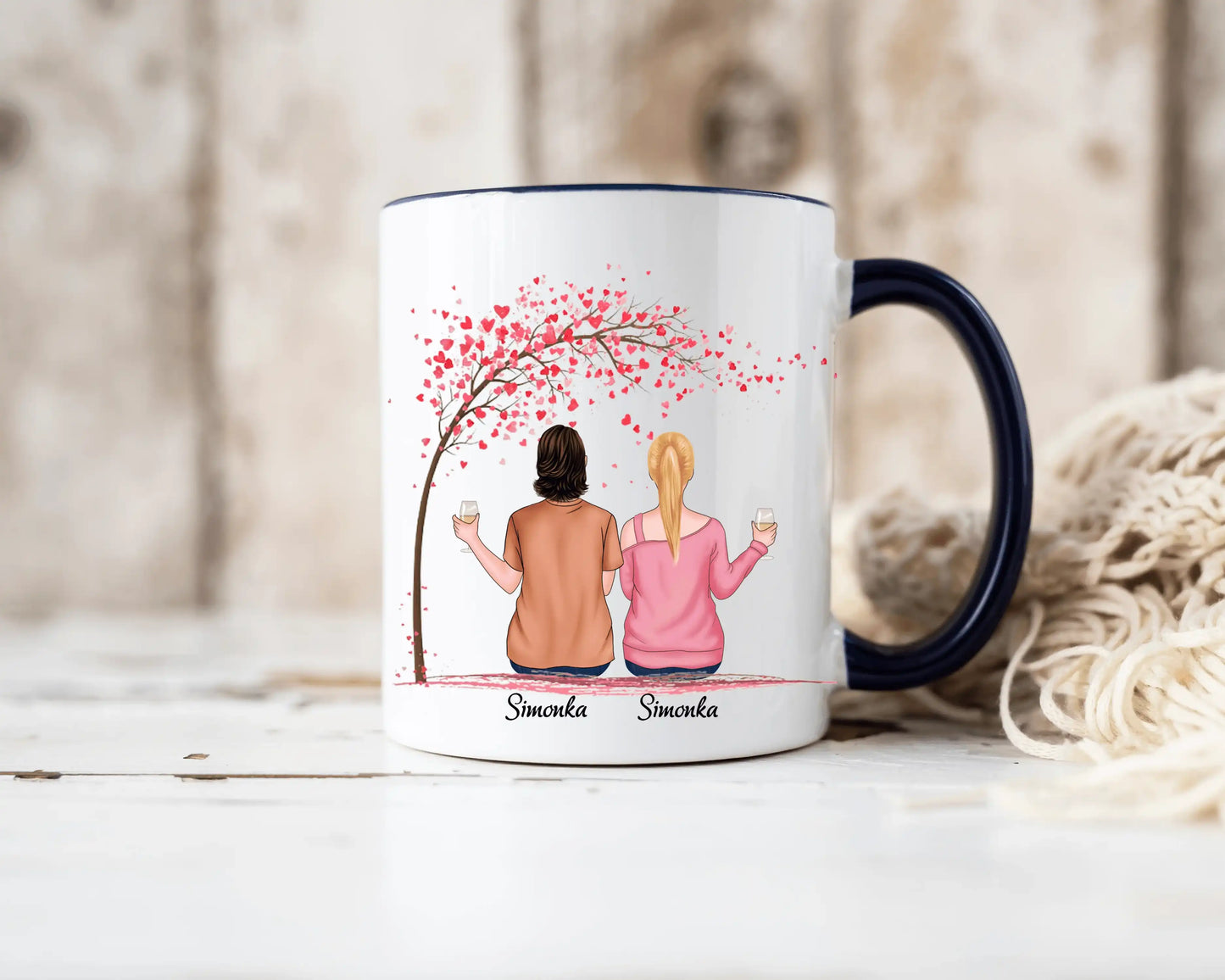 Hrnek - Matka a Dcera 4. verze - Maminka je láska našeho života, kterou si nosíme celý život v srdci - Climo.cz