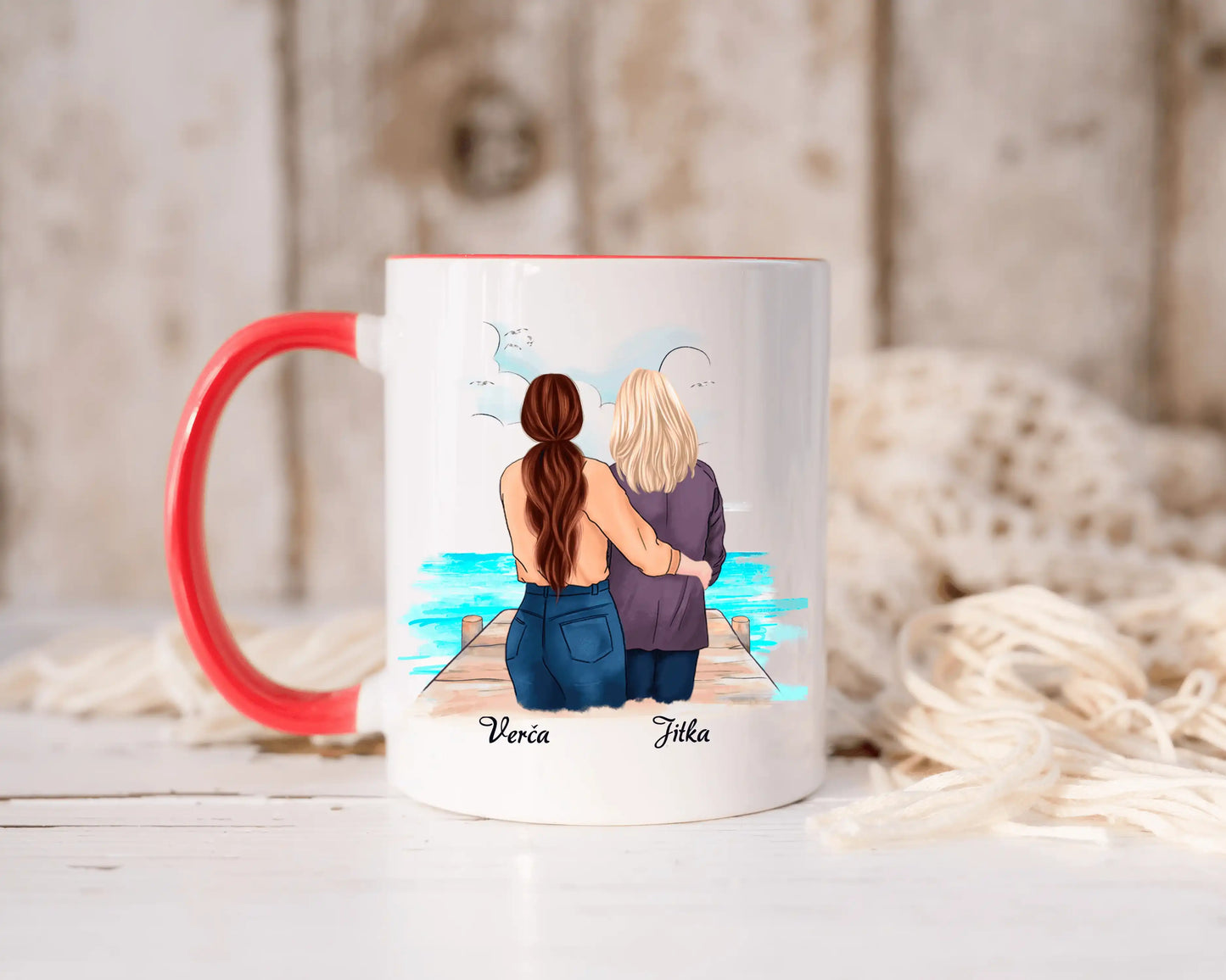 Hrnek - Matka a dcera - Maminka je láska našeho života, kterou si nosíme celý život v srdci - Climo.cz