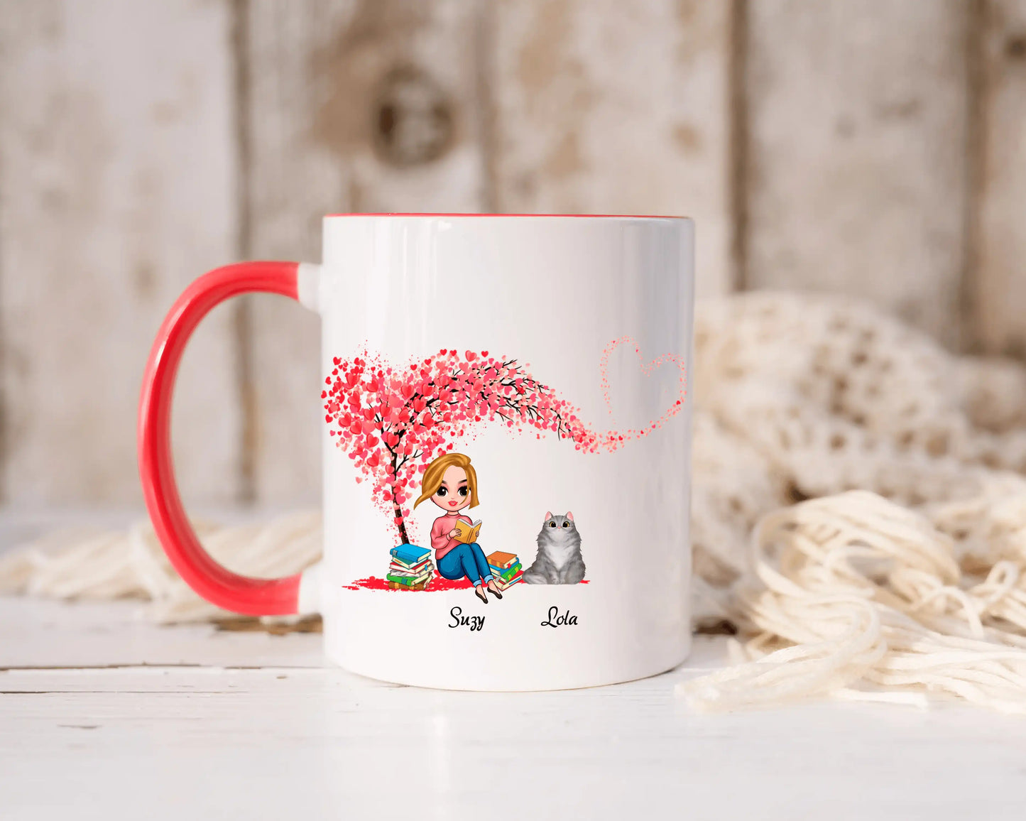 Hrnek - Miluji čtení a kočku - Climo.cz