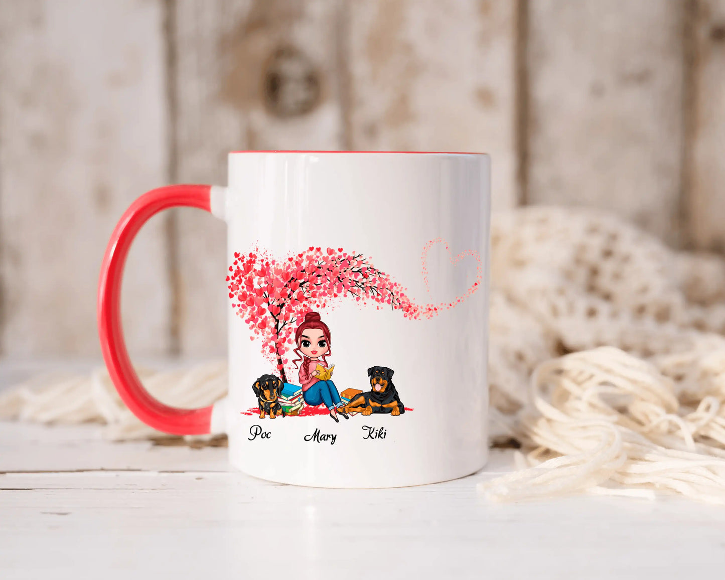 Hrnek - Miluji čtení a psa - Climo.cz