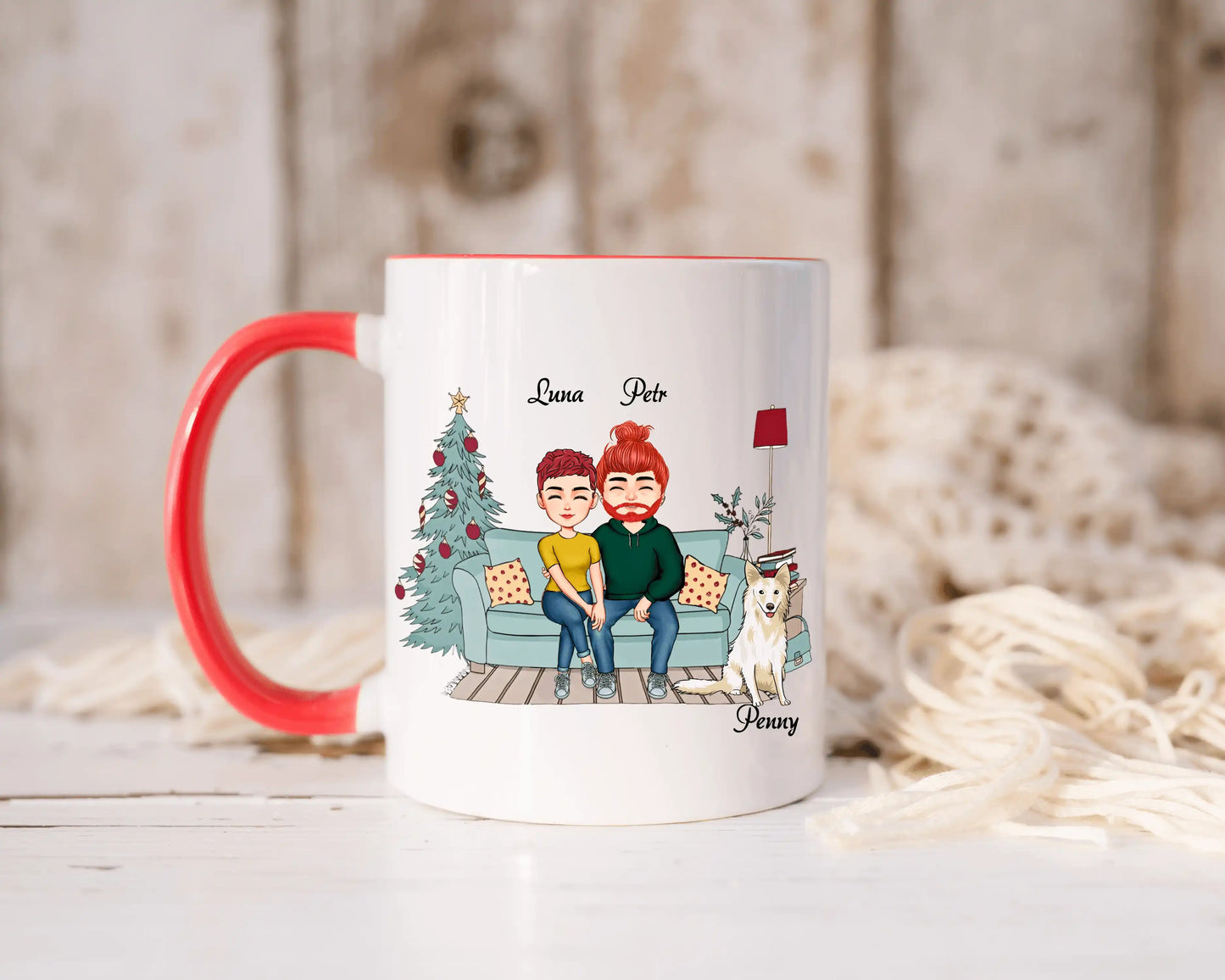 Hrnek - Navždy spolu - Vánoce 3. verze - Se Psy - Climo.cz
