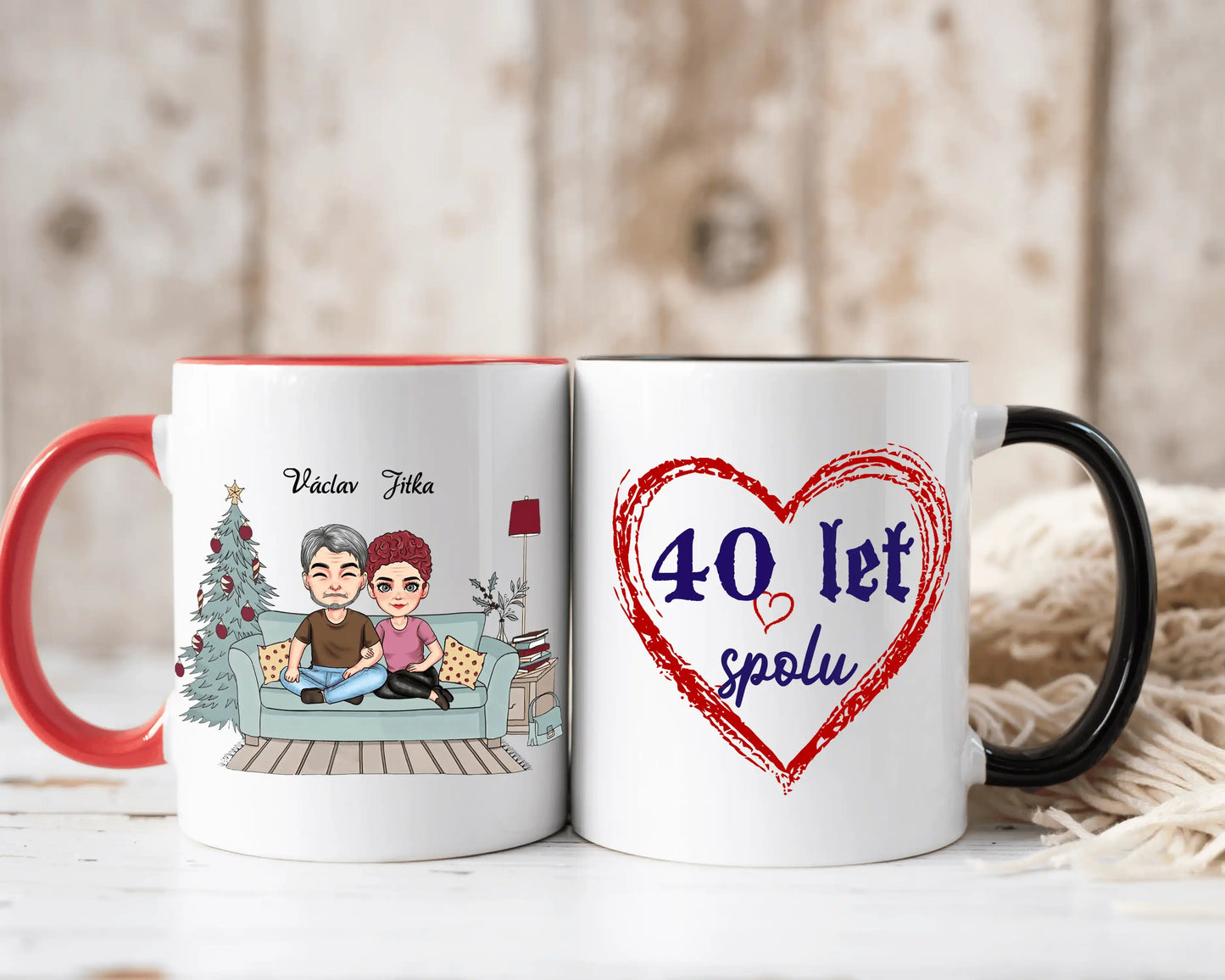 Hrnek - Navždy spolu - Vánoce 5. verze - Climo.cz