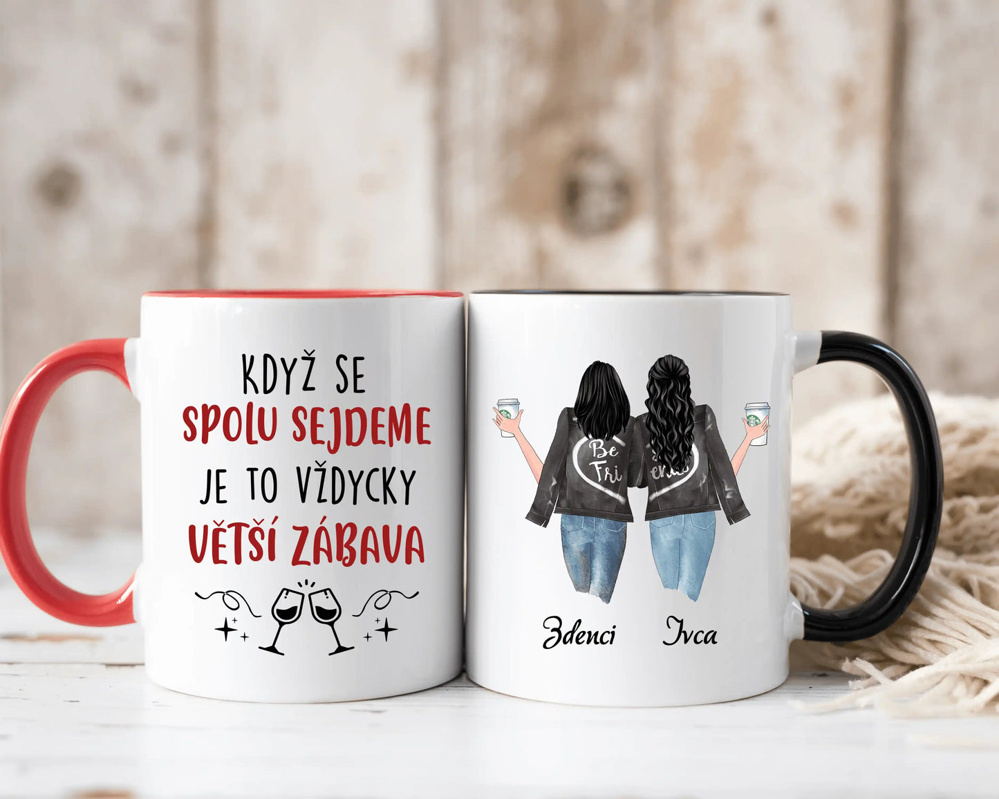 Hrnek - Nejlepší kamarádky - Každý by měl mít někoho s kým nemusí být normální. Mám Tě ráda - Climo.cz