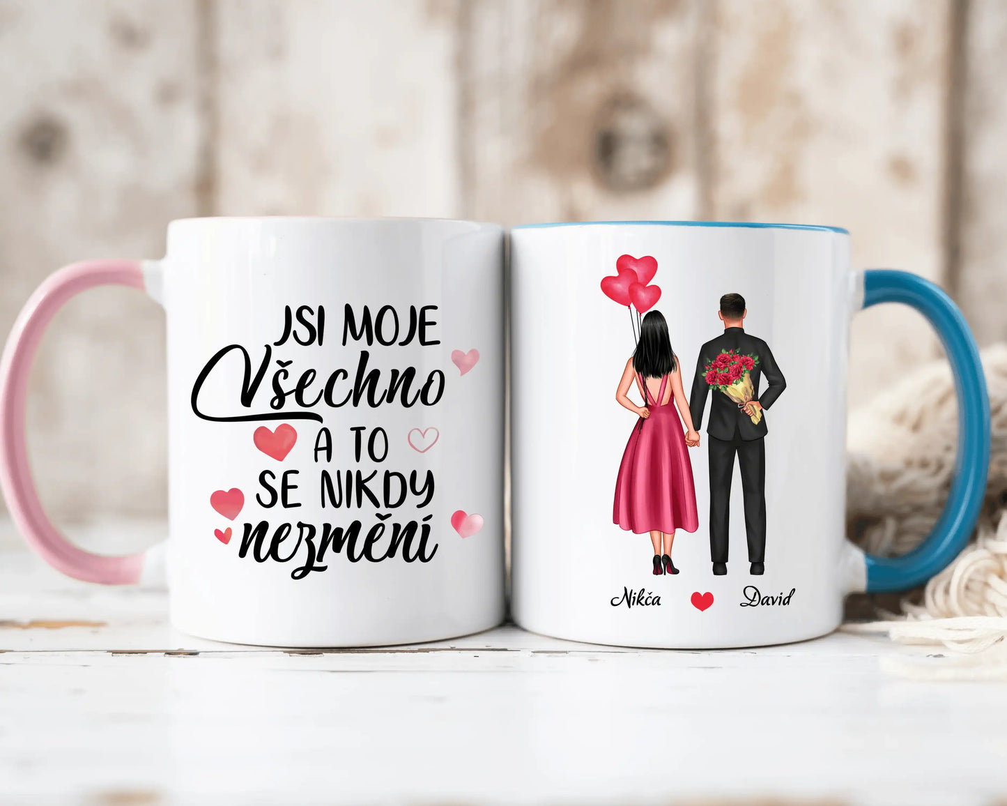 Hrnek - Zamilovaný pár 2. verze - Jsi moje všechno a to se nikdy nezmění - Climo.cz