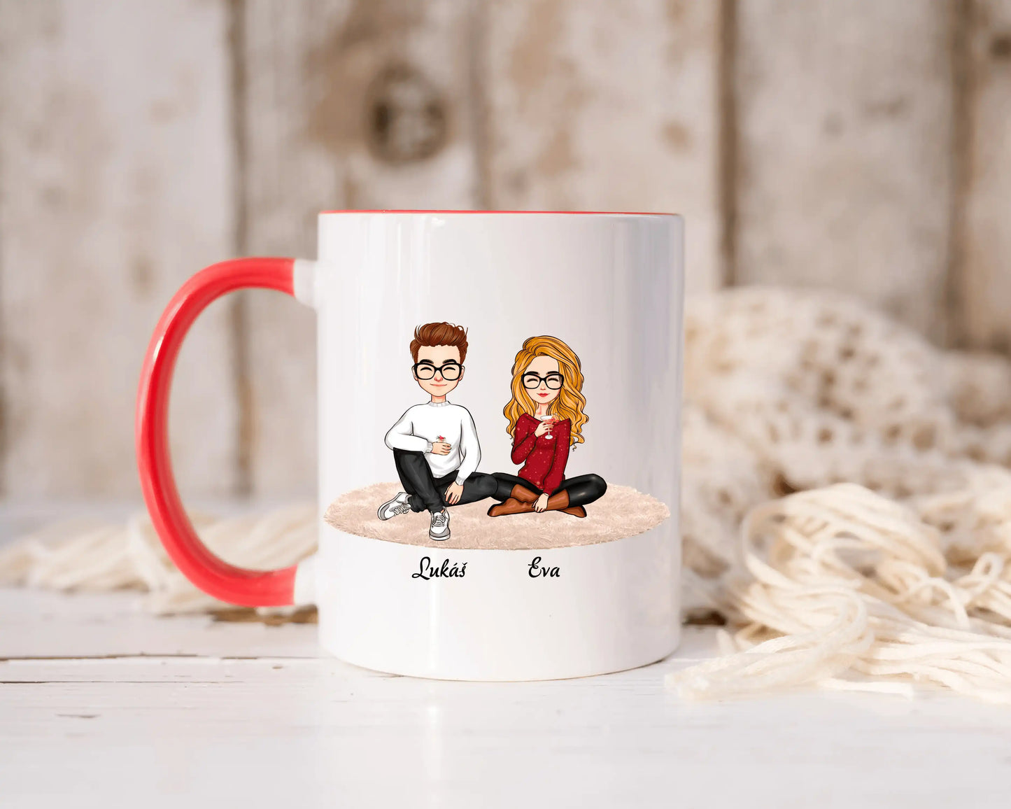 Hrnek - Zamilovaný se pár 5. verze - Chci tě. Potřebuji tě. Miluji tě. - Climo.cz