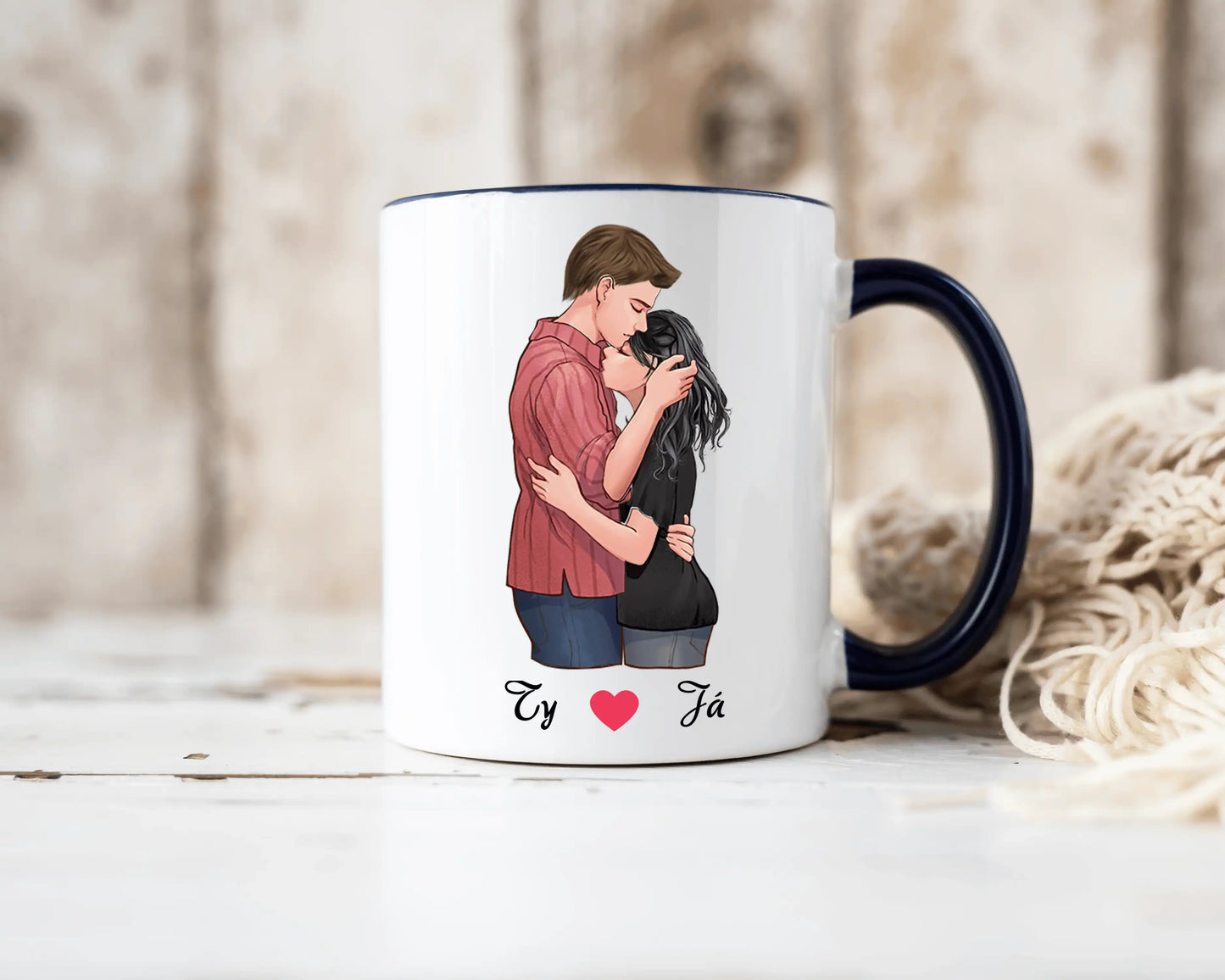 Sada hrnků 2 ks 330ml - Jsi moje všechno a to se nikdy nezmění - Climo.cz