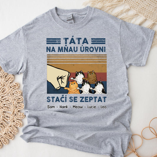 Tričko - Táta na mnau úrovni