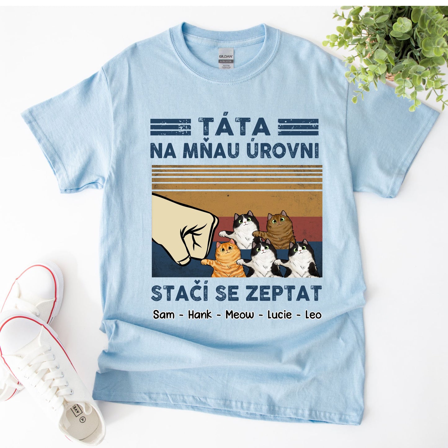 Tričko - Táta na mnau úrovni