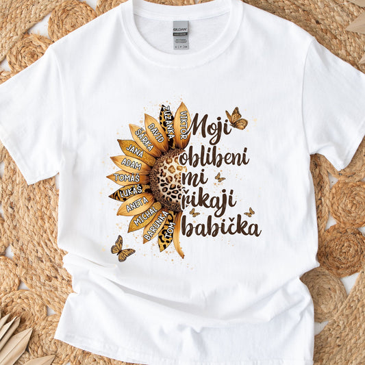 Tričko - Moji oblíbení mi říkají babička 2 - až 12 dětí