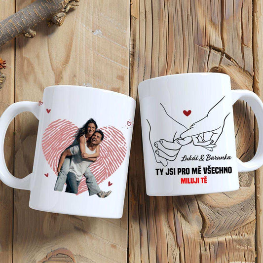 Sada hrnků 2ks 330ml - Ty jsi pro mě všechno