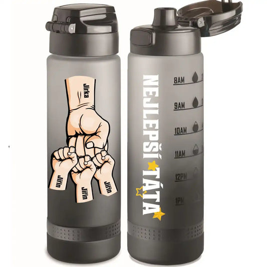 Sportovní RPET láhev na vodu 1L - pro nejlepší tatínek