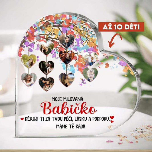 Akrylový plak - Moje milovaná x - až 10 dětí