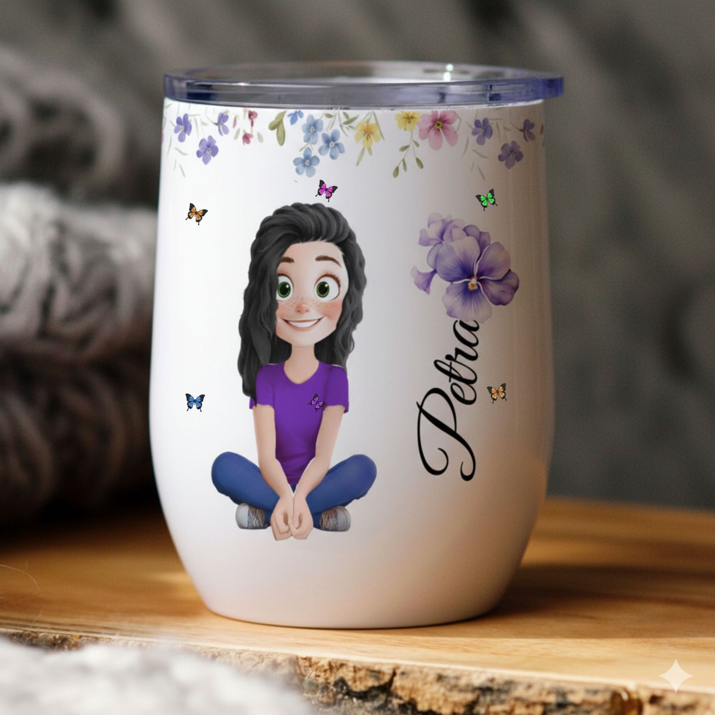 Termohrnek nerezový, 350 ml - Roztomilá holka