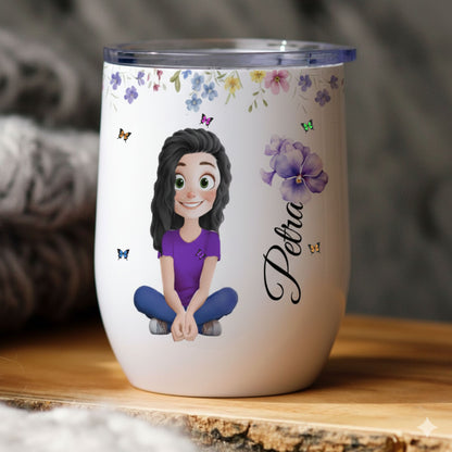 Termohrnek nerezový, 350 ml - Roztomilá holka