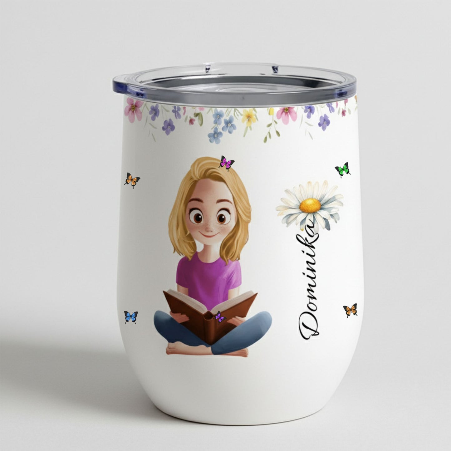 Termohrnek nerezový, 350 ml - pro milovnice knih