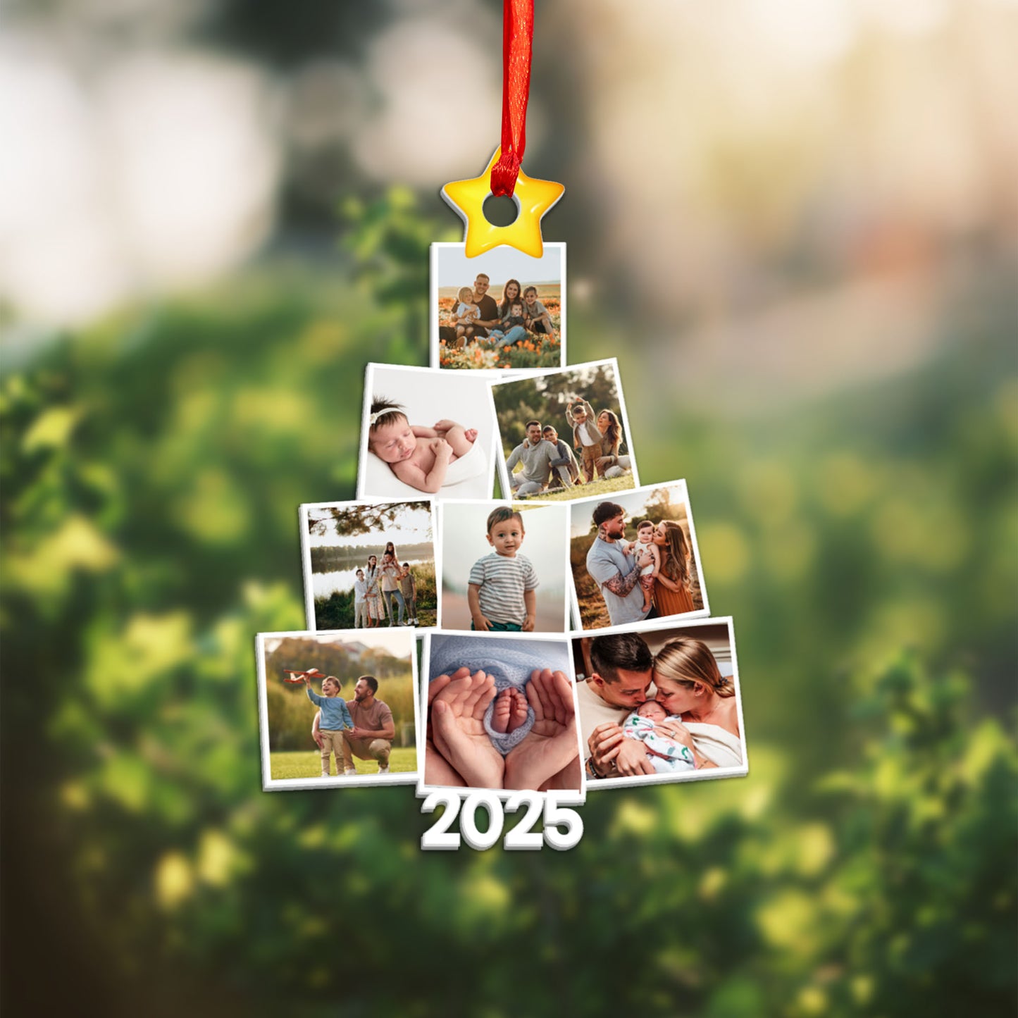 Personalizovaná akrylová ozdoba, vánoční dárek 9