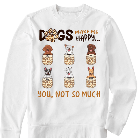 Mikina - Dogs make me happy. You, not so much - Až 6 psů - Climo