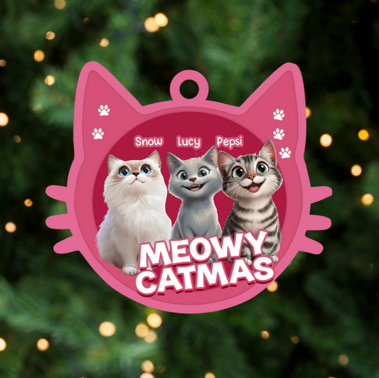 Personalizovaná akrylová ozdoba, vánoční dárek  21