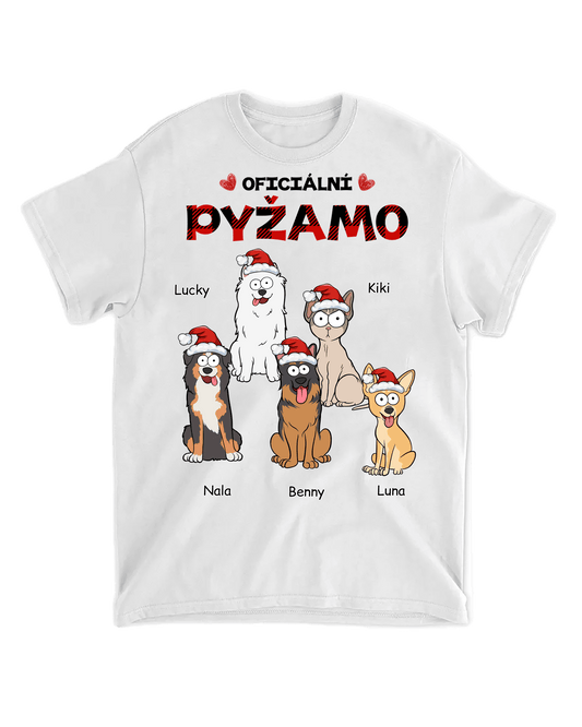 Tričko - Oficiální pyžamo 5 - až 6 mazlíčků