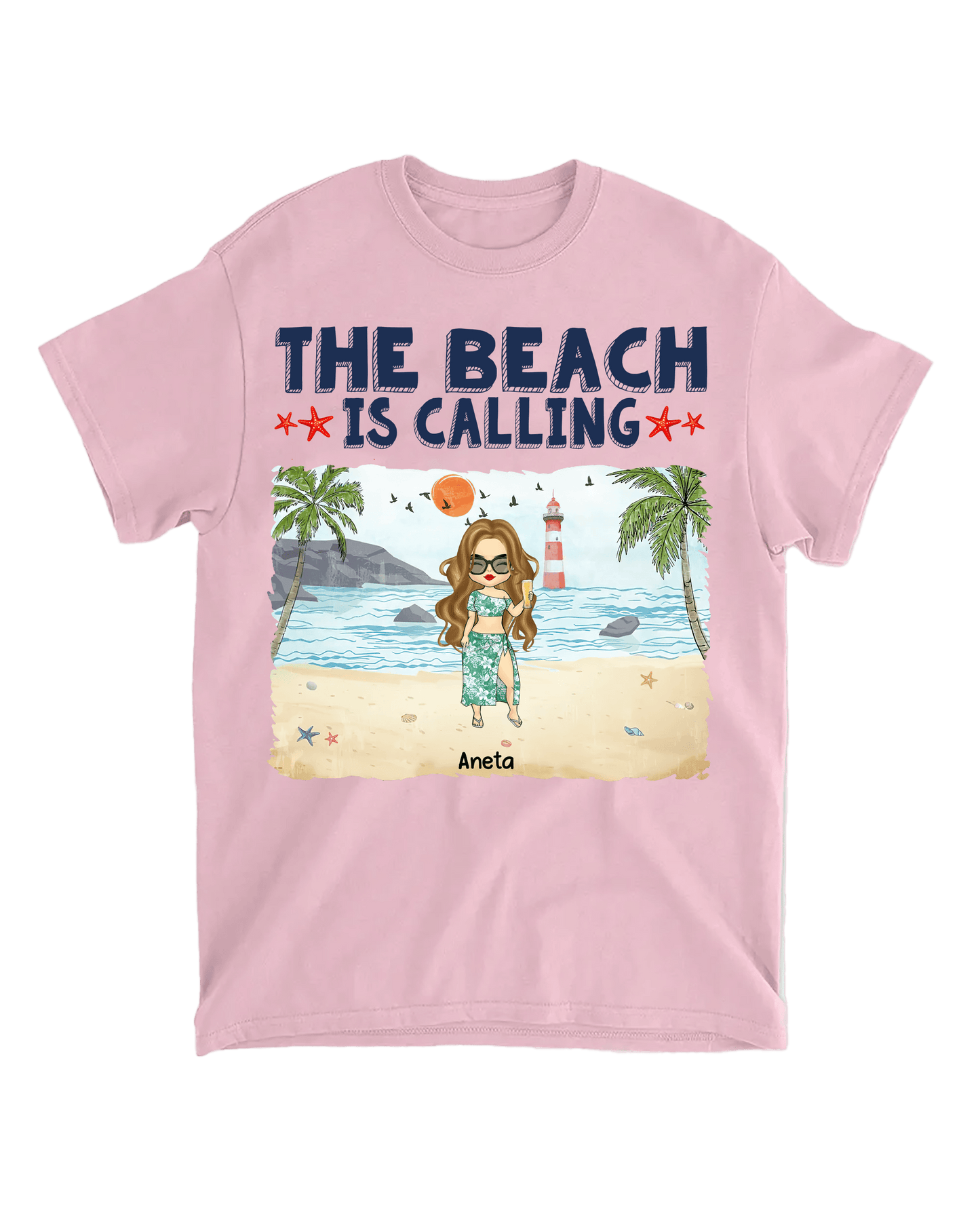 Tričko - The beach is calling - Až 4 lidé