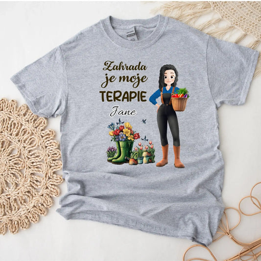 Tričko - Zahrada je moje terapie 2