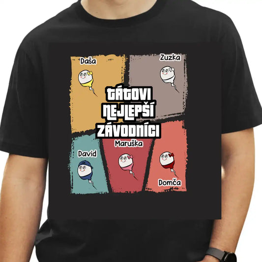 Tričko - Tátovi nejlepší závodníci