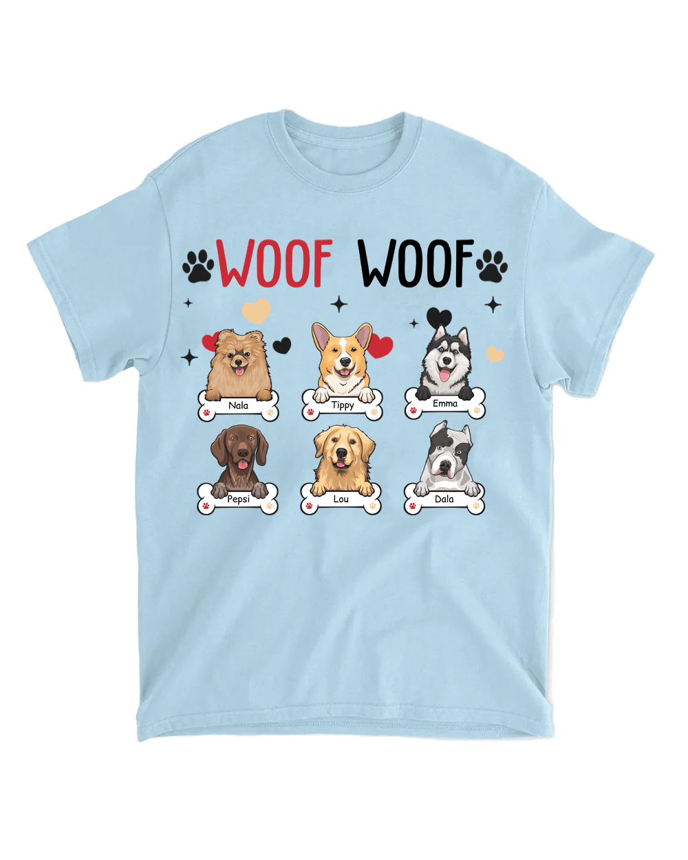 Tričko - Woof woof - až 6 psi - Climo