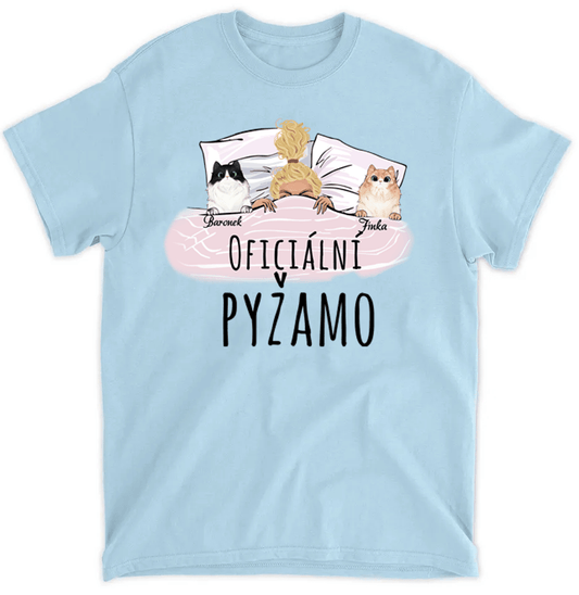 Tričko - Oficiální Pyžamo 1 - Kočka - Climo