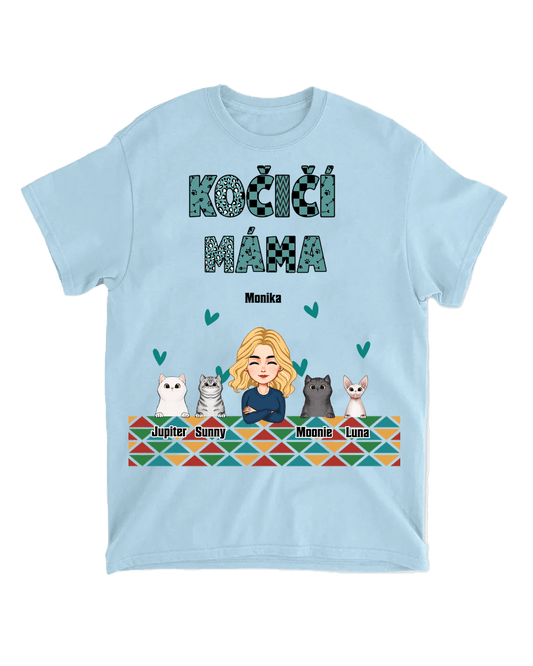 Tričko - Kočičí máma - Climo