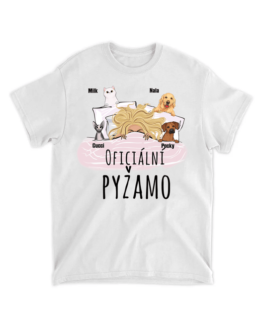 Tričko - Oficiální pyžamo 1 - až 4 mazlíčků - Climo