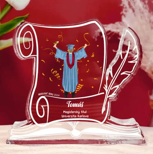 Akrylový plak - Dárek k promoci 2 - Climo.cz