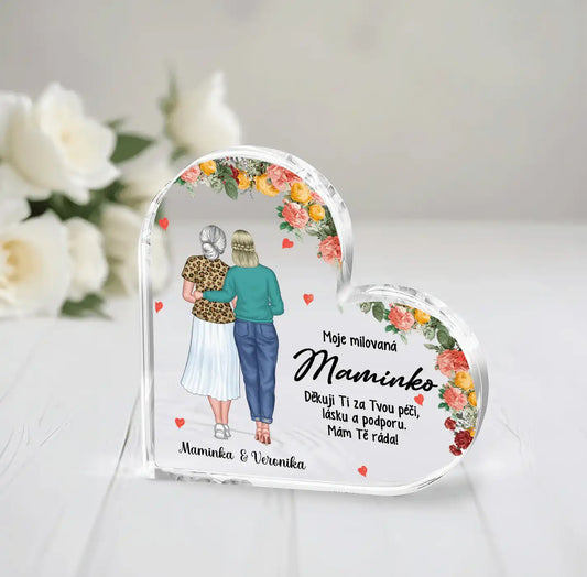 Akrylový plak - Moje milovaná Maminko 4 - Climo.cz