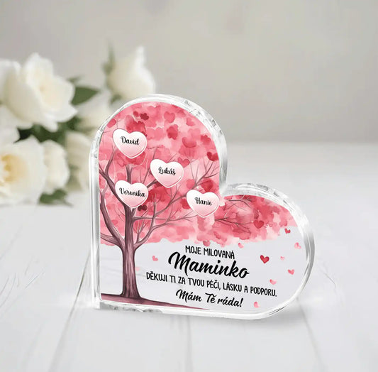 Akrylový plak - Moje milovaná Maminko - az 8 dětí - Climo.cz