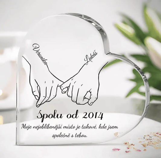 Akrylový plak - Spojené ruce - Climo.cz