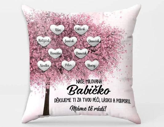 Polštář - Děkujeme - Máme tě rádi