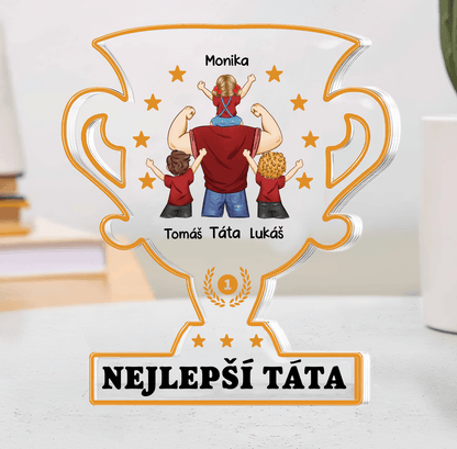 Akrylový plak - Nejlepší táta Trofej