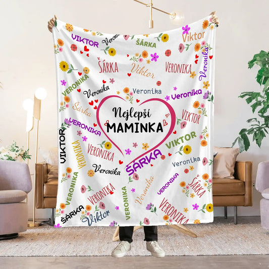 Deka - Nejlepší Maminka / Babička - Až 10 dětí - Climo.cz