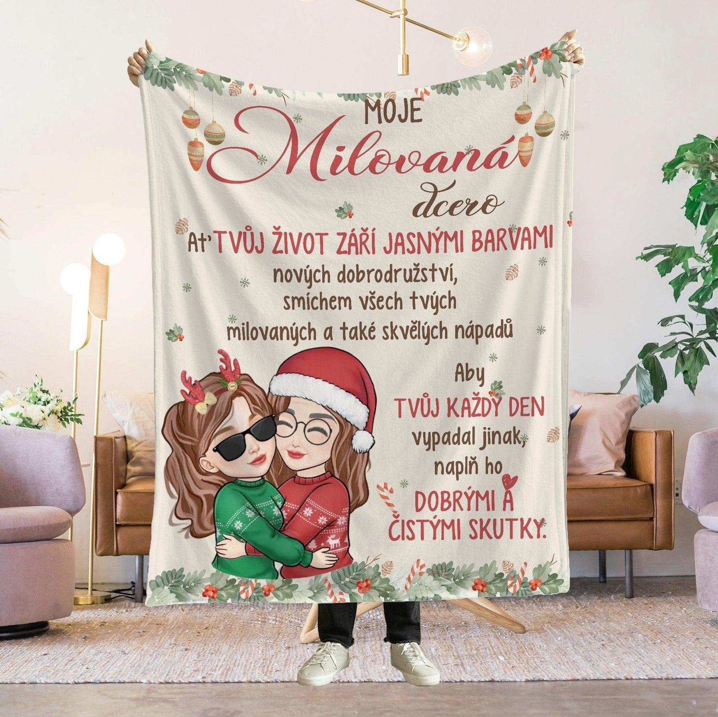 Deka - Pro moje milovaná dcero - Vánoční verze - Climo.cz