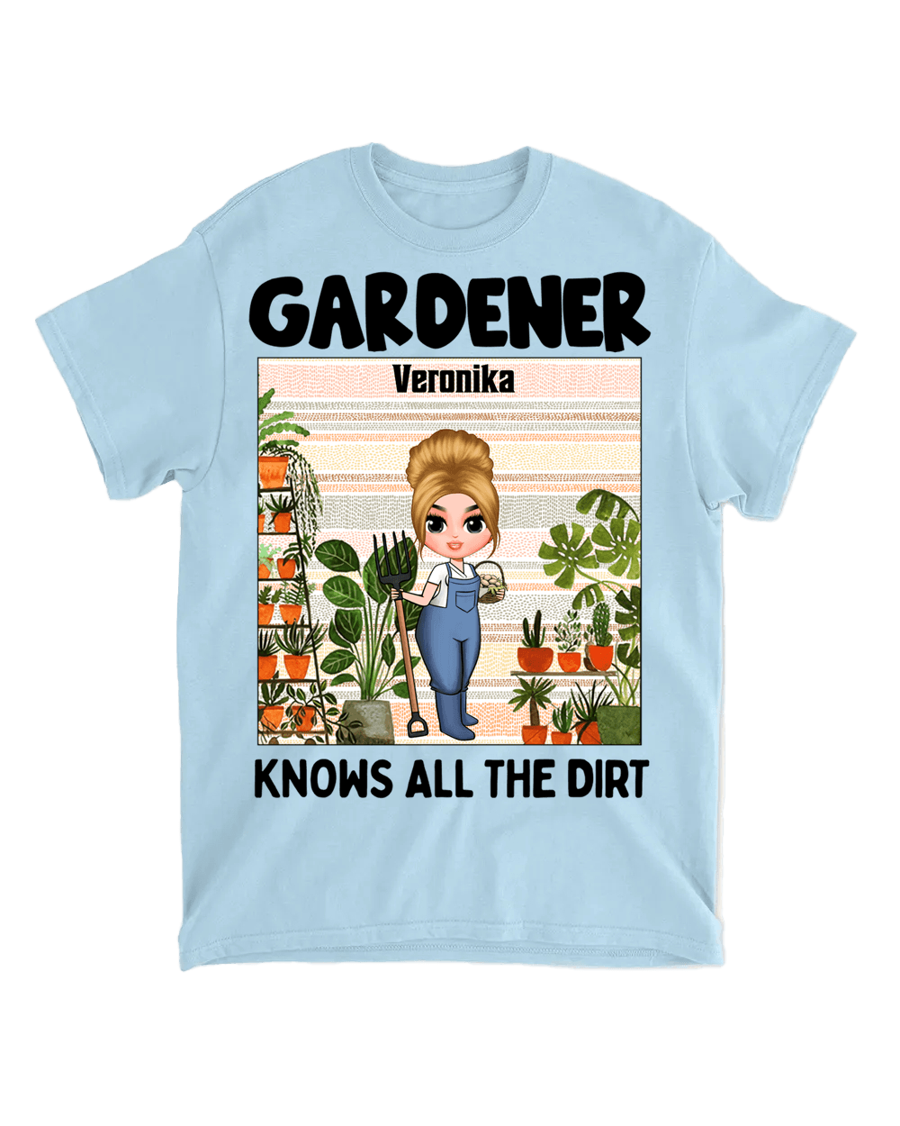 Tričko - Gardener knows all the dirt
