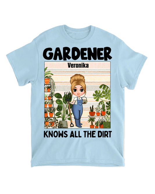 Tričko - Gardener knows all the dirt - Climo