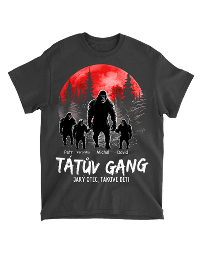 Tričko - Tátův gang, jaký otec, takové děti - až 6 dětí - Climo