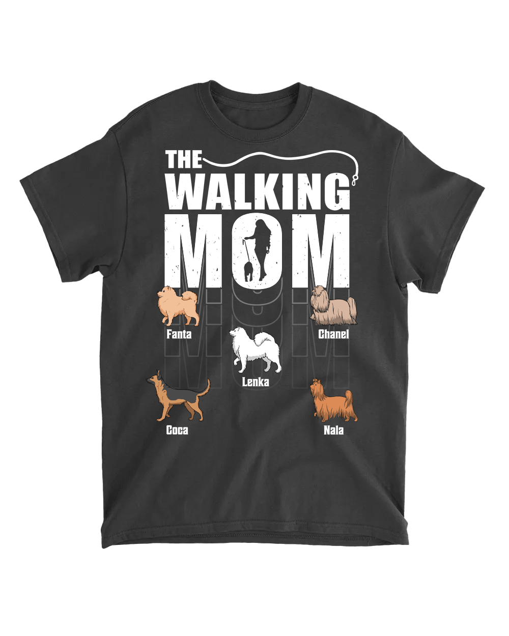 Tričko - The Walking Mom - až 6 psů - Climo