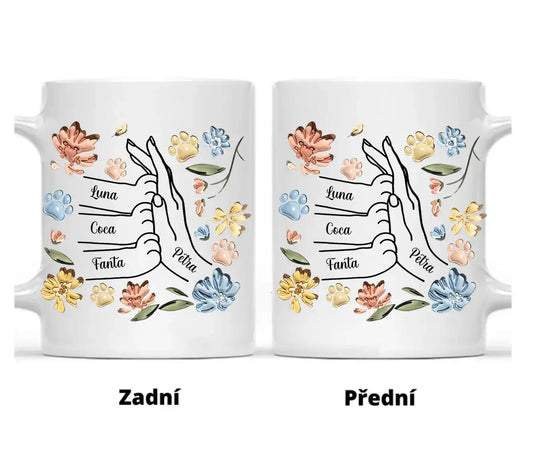 Hrnek - High Five Tlapky a ruce - až 4 kočky - Climo.cz