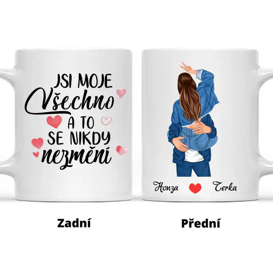 Hrnek - Líbající se pár 2. verze - Jsi moje všechno a to se nikdy nezmění - Climo.cz