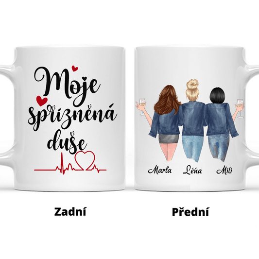 Hrnek - Mé spřízněné duše - až 3 holky - Climo.cz