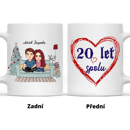 Hrnek - Navždy spolu - Vánoce 5. verze - Climo.cz